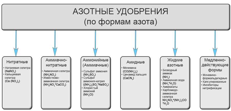 Что такое азотные удобрения что к ним относится?