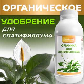 Органические удобрения для спатифиллума