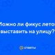 Можно ли выставить фикус на улицу летом?