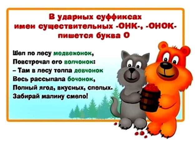 Орфографические особенности